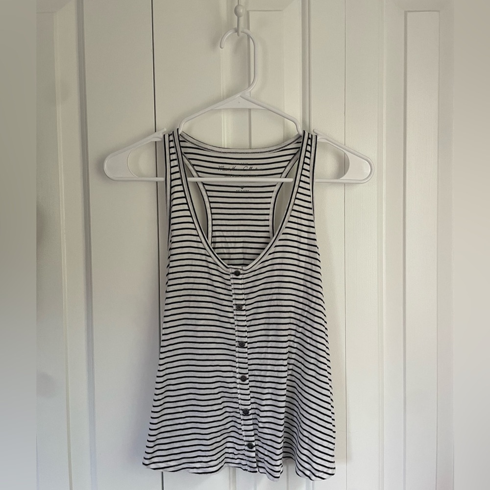 Hollister Stripped Henley Tank